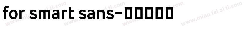 for smart sans字体转换
